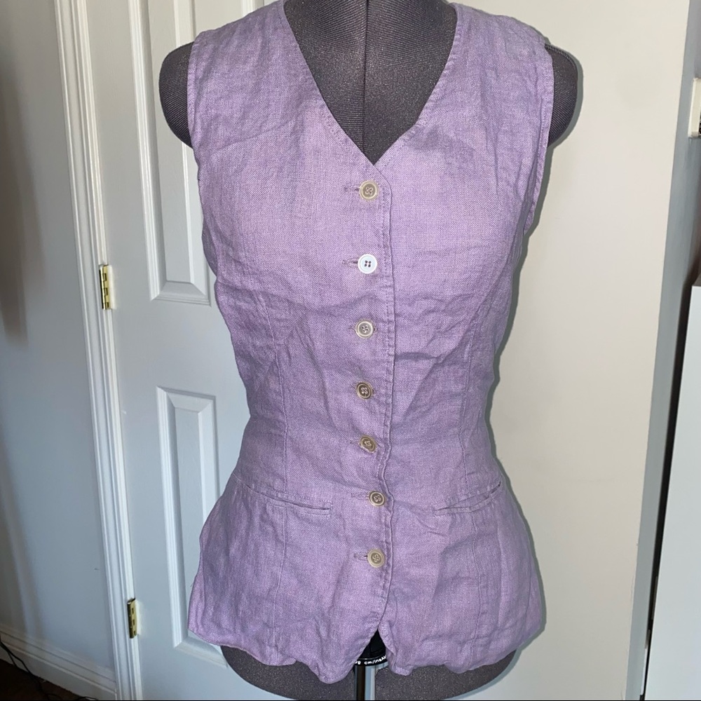 Esprit Pastel Purple Button Down Top